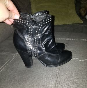 Cute Studded Ankle Booties